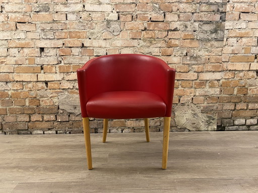 Sedia da pranzo Moroso Rich rossa
