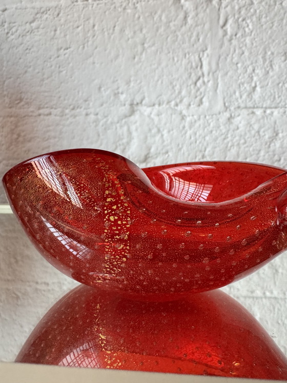 Image 1 of Murano Sommerso pocket emptier from the 70s