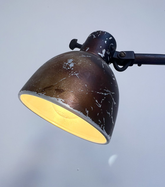 Image 1 of Lampe industrielle à pince réglable en hauteur, 1960s