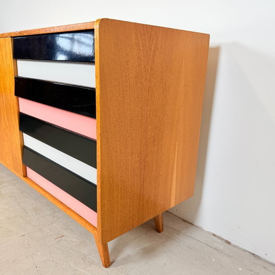 Image 1 of U460 sideboard with colored drawers, Jiří Jiroutek