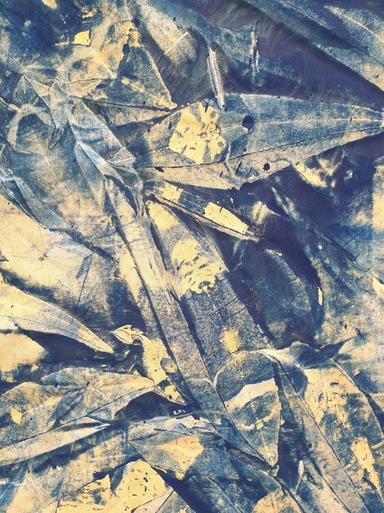 Jürgen Angeler - Blue Golden Fossils – Paintings & Drawings, Canvas (photo 3 of 16)
