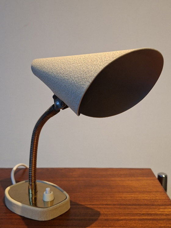 Italian Table Lamp From The Fifties – Metal, Plastic (photo 5 of 10)