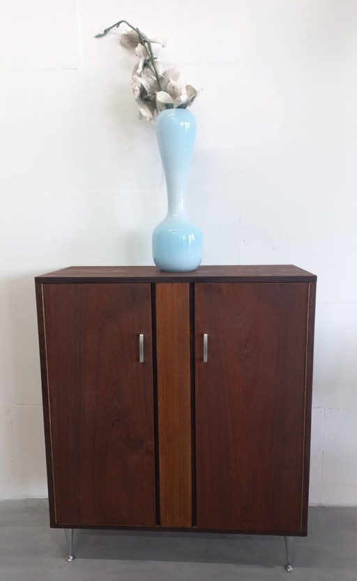 Meuble mural scandinave vintage unique des années 1960