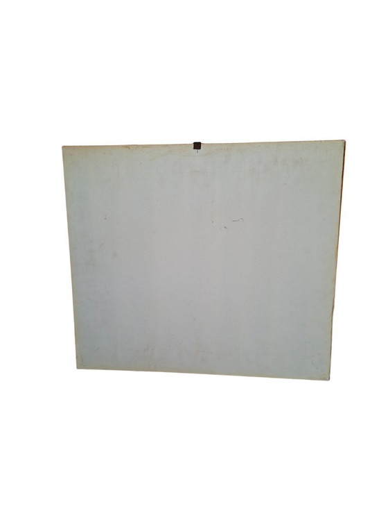 Image 1 of Author's Painting "The Poet" by A. Pontiglione, Vintage 1980s with Golden Frame