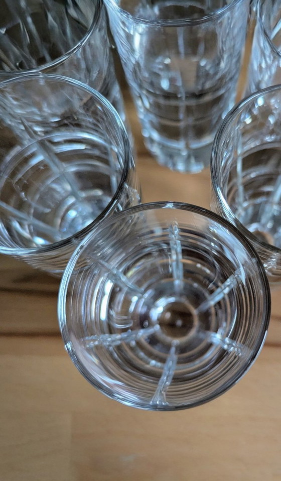 Set of 6, aperitif/shot glasses, mid-century modern – Glass & Decanter (photo 7 of 10)
