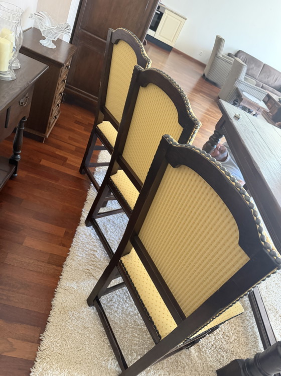 Image 1 of Juego de 6 sillas de comedor antiguas