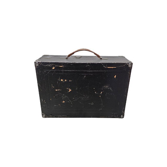 Image 1 of HMV suitcase gramophone model 101, late 1920s