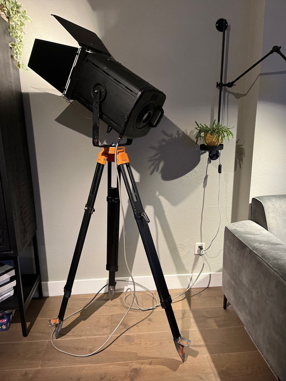 Image 1 of Unique Theater Lamp on Surveyor Tripod