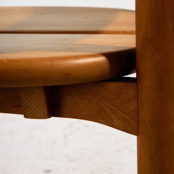 Image 1 of MK10590 Set da pranzo in legno di ontano di Erwin Berghammer per Team 7, Set di 7