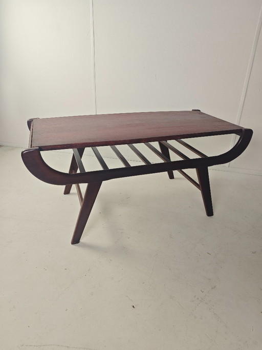 Mid Century Modern Vintage Coffee Table Reversible Top – salontafels, Wood