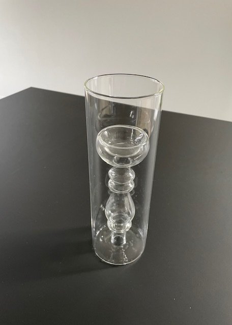 Image 1 of Set of 2 Serax "Tube" Windlights/Vases - design René Barba