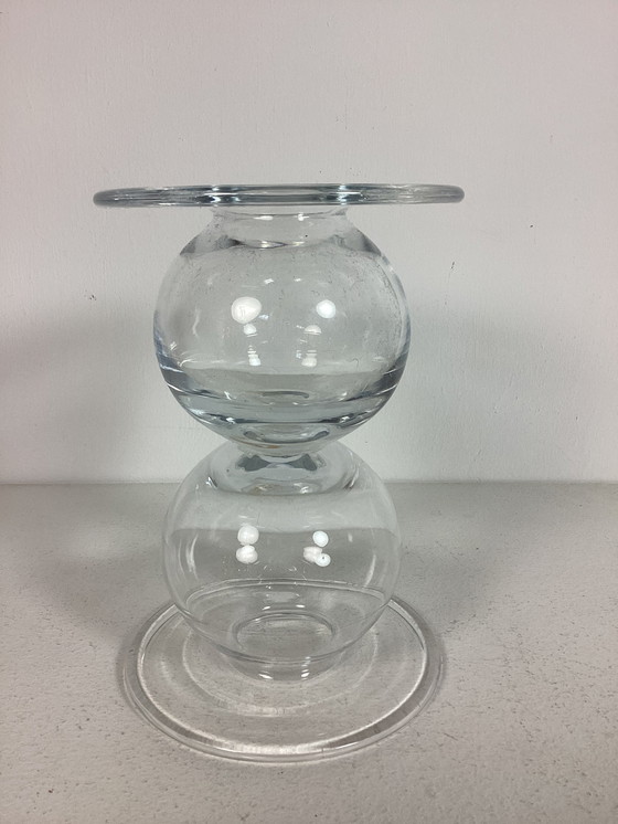 Image 1 of 2 x Vase Saturne en verre Nanny Still années 60