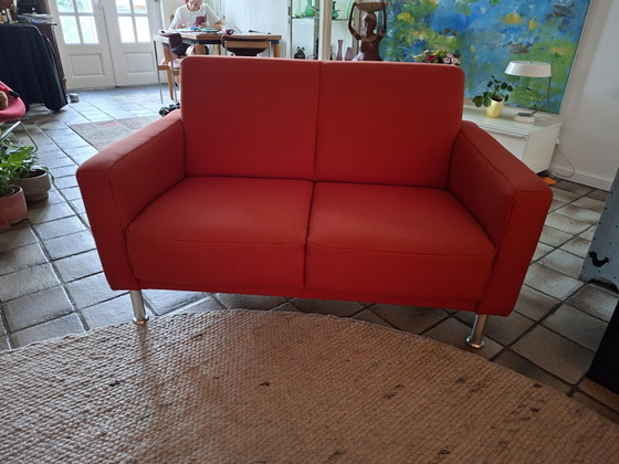 Image 1 of Rotes Sofa mit Sessel