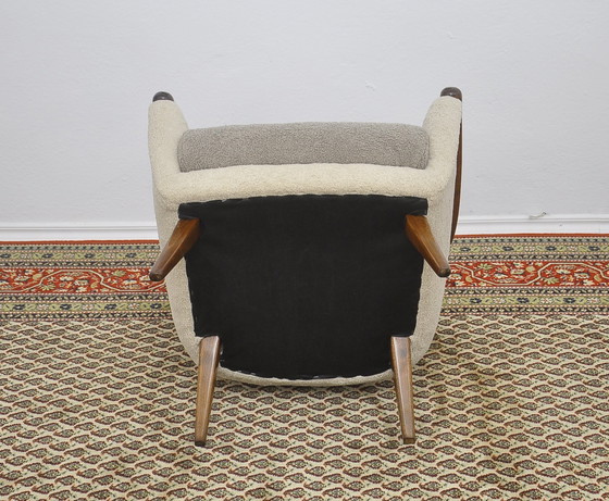 Image 1 of Mid Century Boucle Cocktail Leunstoel, 1960