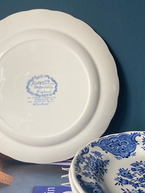 Image 1 of Ridgway Windsor Set di 4 piatti da pasticceria vintage