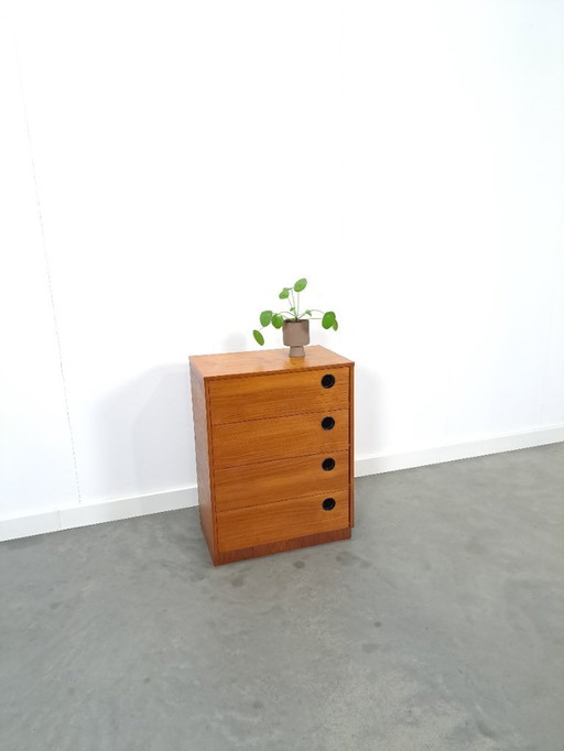 Zapatero con tiradores redondos negros, nº 1 vintage