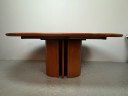 Skovby ovale uitschuifbare eettafel in Scandinavisch design uit het midden van de 20e eeuw, Denemarken, jaren 60.