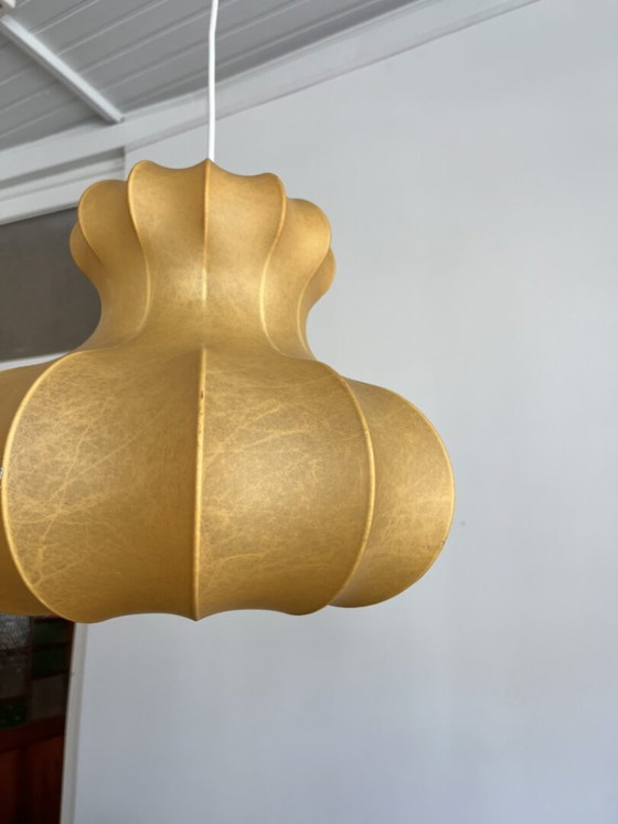 Cocoon Hängelampe – Goldkant Leuchten – Pendelleuchten, Fiberglass (photo 6 of 14)