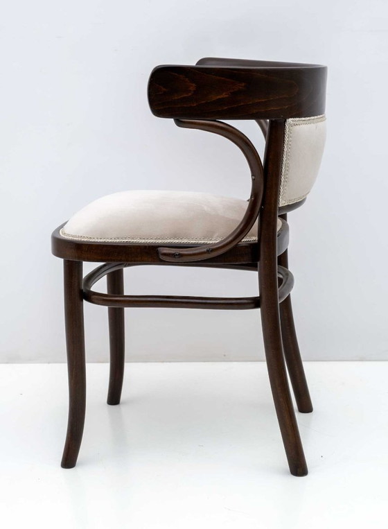 Image 1 of Thonet Oostenrijkse stoel met gebogen houten armleuningen, jaren 20