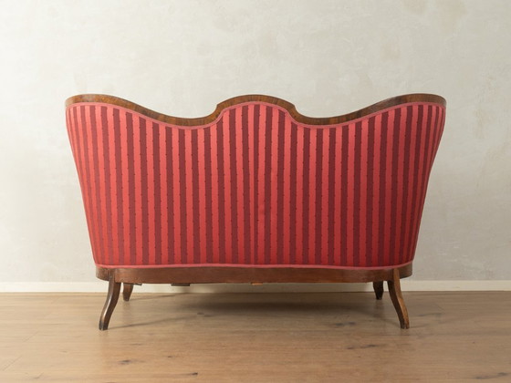 Biedermeier sofa, circa 1850 – Benches, Textile, Wood, Mid Century Modern (photo 6 of 7)