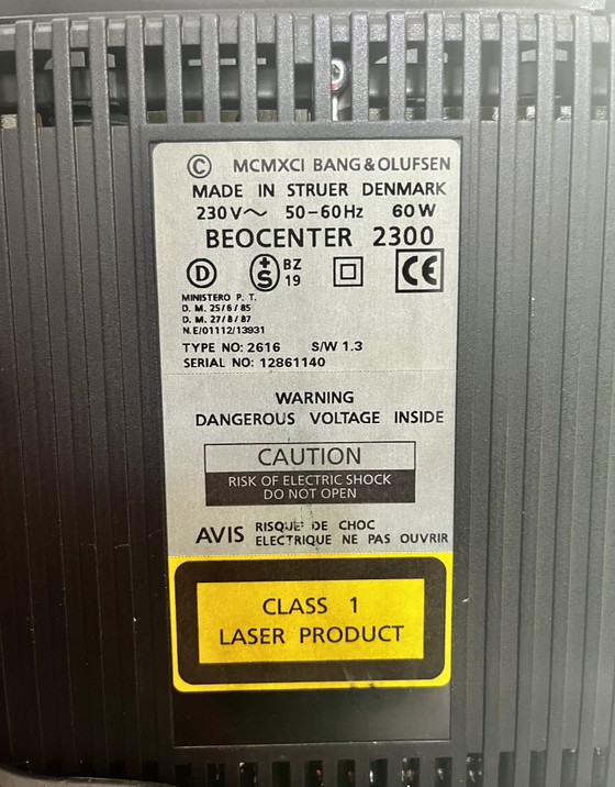 Image 1 of Set B&O 2300 con mobile CD, diffusori B&O Lab 6000 e telecomando.