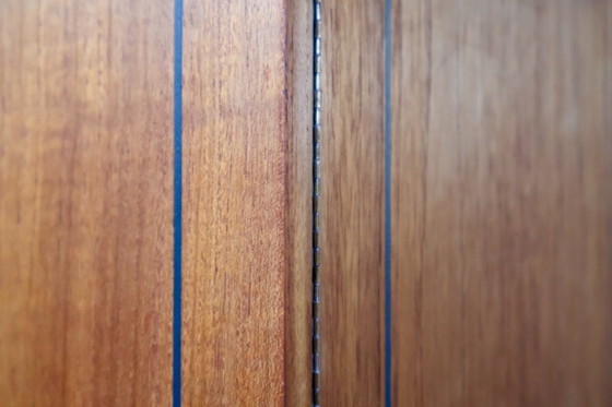 Image 1 of Restyled Mid-Century Cabinet with Graphic Details