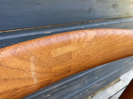 Image 1 of Set di 4 sedie scandinave Johannes Andersen Vamo Sonderborg in teak skai an60 vintage