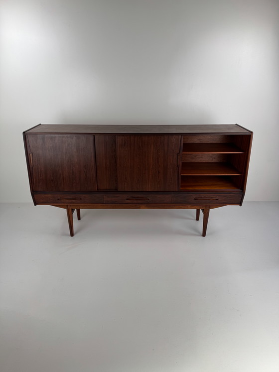 Image 1 of Ærthøj Jensen & Mølholm Rosewood Sideboard – Danish Craftsmanship with Hidden Bar