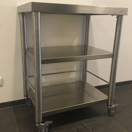 Cucina componibile Jokodomus per uso interno ed esterno. – Carrelli bar, rvs, Metal (photo 3 of 6)