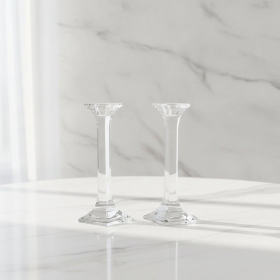 2 portacandele in cristallo vintage C.J. Riedel per Riedel Glas – Vetro (photo 5 of 5)