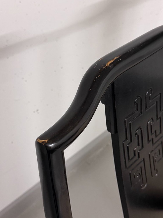 Image 1 of 🥢 Design-Rarität: Exklusives Set (4x) „Chin Hua“ Esszimmerstühle von Raymond Sobota für Century Furniture (Mid-Century)