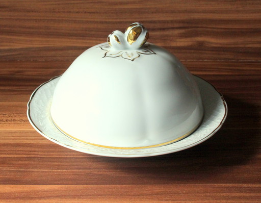 Beurrier rond de qualité supérieure Porcelaine - Schumann/Gemarkt