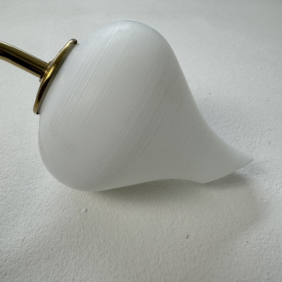 Image 1 of Set van 3 Vintage Opaline Wandlampen