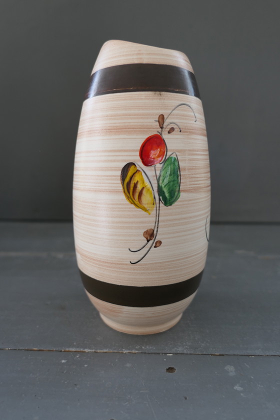 Image 1 of Vintage H. Bequet Quaregnon Vaas 489