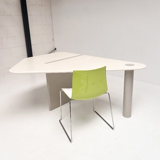 La Table Kite par Louk Straver pour Castelijn, 1980 – bureau, Metal, Wood (photo 2 of 11)