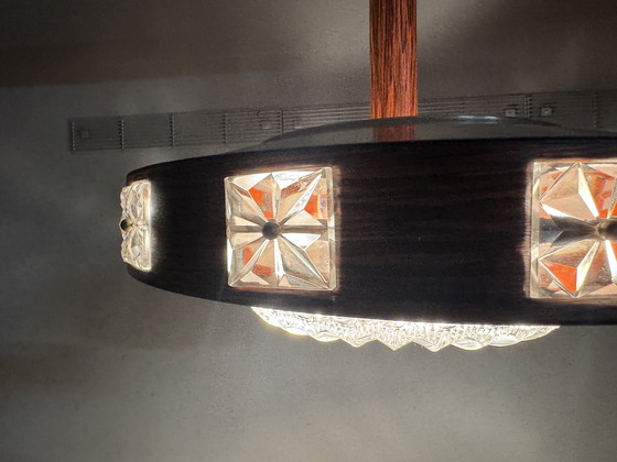 Image 1 of Lámpara colgante OVNI de estilo espacial de mediados de siglo XX (años 60)