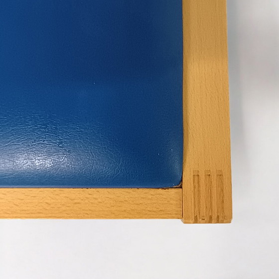 Image 1 of 2 designstoelen, ontwerpstijl vergelijkbaar met Bauhaus, hout/metaal