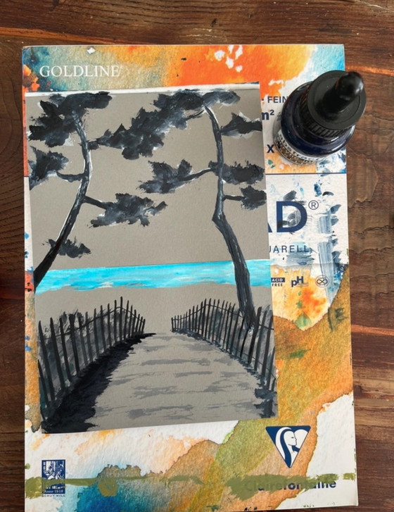 Image 1 of Artist's sketch 21x15cm