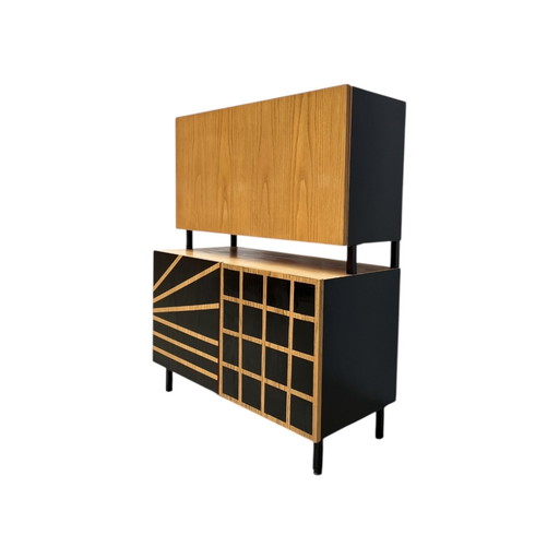 Highboard vintage avec bar