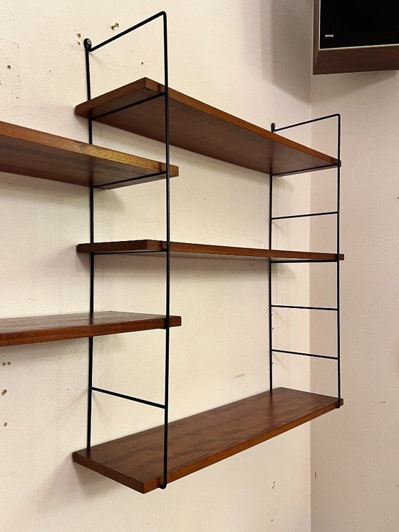 Image 1 of Vintage Wandrek / Wandmeubel, Duitsland 1970's