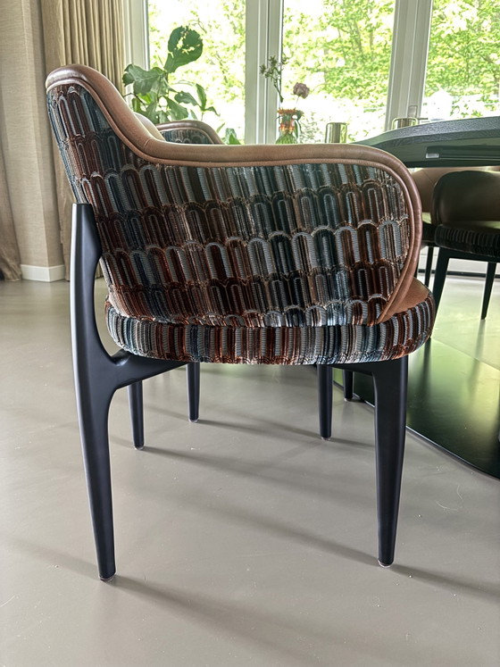 Image 1 of 8 nuove sedie da pranzo di design olandese fatte a mano da BAAN meubelen
