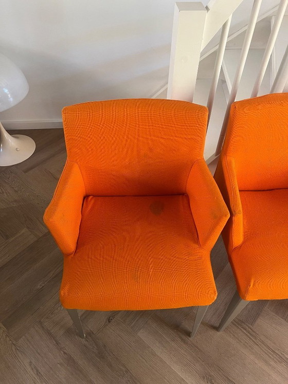Image 1 of B&B Italia Melandra Antonio Citterio Oranje Eettafel Stoelen