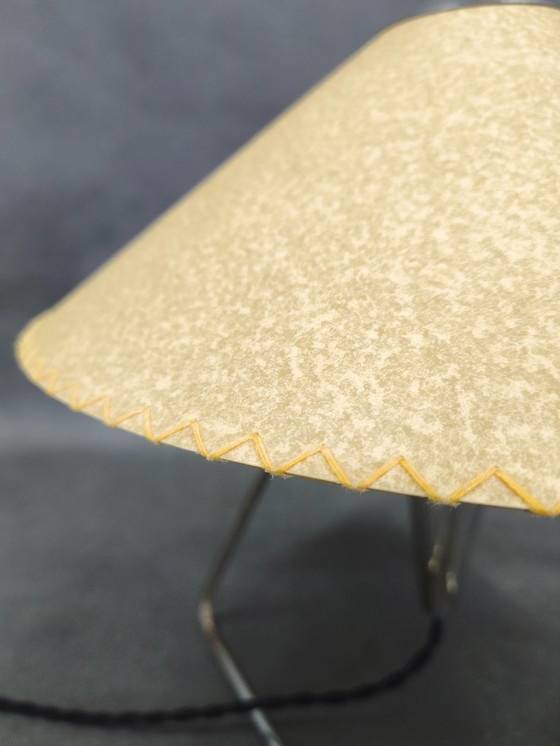 Image 1 of Lampe de table Helena Frantova, années 1960, abat-jour en papier chromé