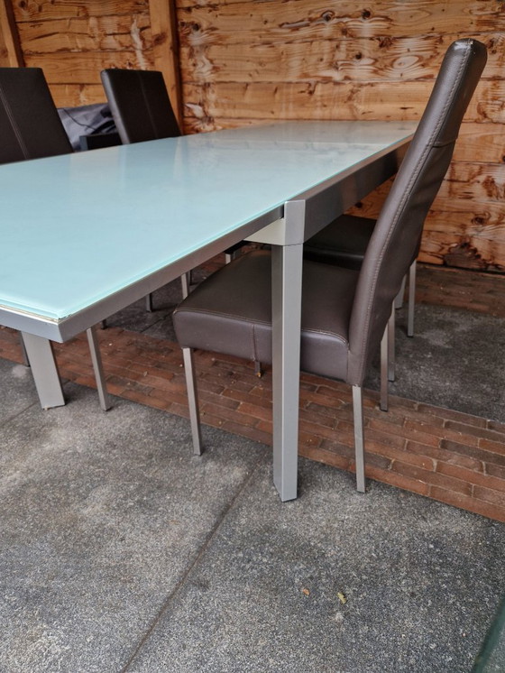 Image 1 of Mesa de comedor (Calligaris) con 4 sillas