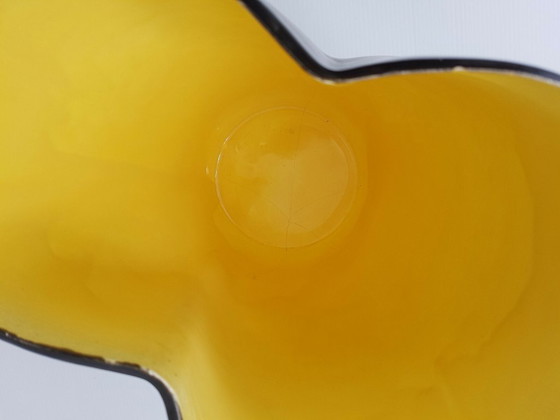 Image 1 of IMPORTANT TWO-TONE YELLOW & BLACK VASE REVERNAY 1950 VINTAGE ROCKABILLY 50S 50'S