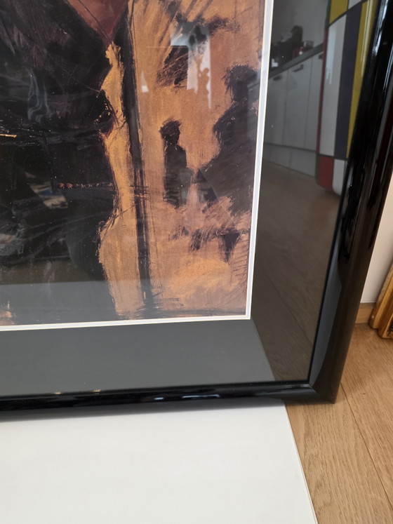 Nico Vrielink – Groot Ingelijst Kunstwerk (1992) – Handgesigneerd & Genummerd (421/500) – Mint Staat! (photo 5 of 14)