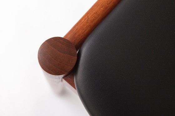 Lot de 4 Chaises de salle à manger danoises en teck par Scantic Møbelværk, Mid-Century Modern, années 60 (photo 7 of 10)