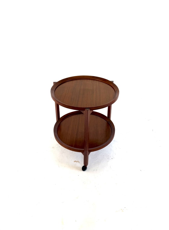Image 1 of Vintage Danish teak trolley, Sika Møbler ‘60