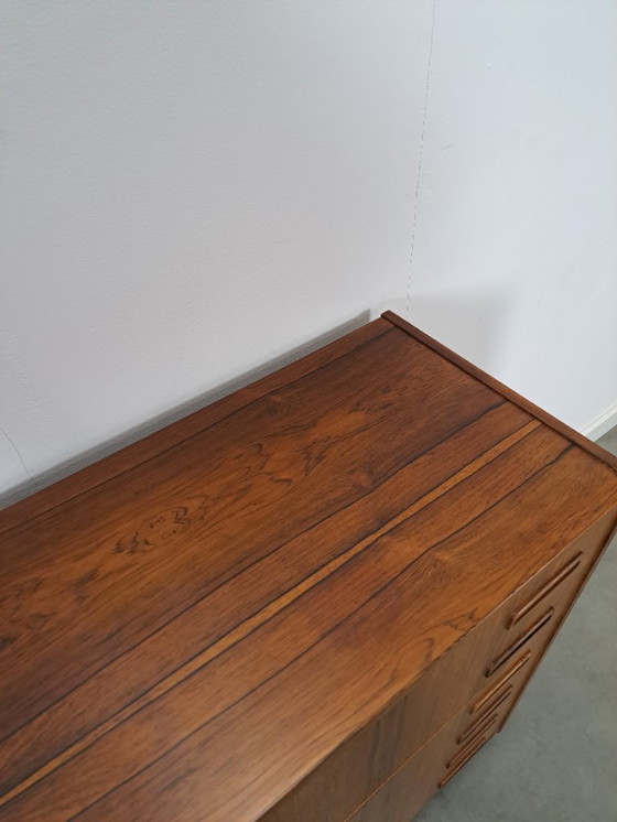Image 1 of Mid-Century Danish Westergaards, Silkeborg rosewood chest of drawers 6 drawers
