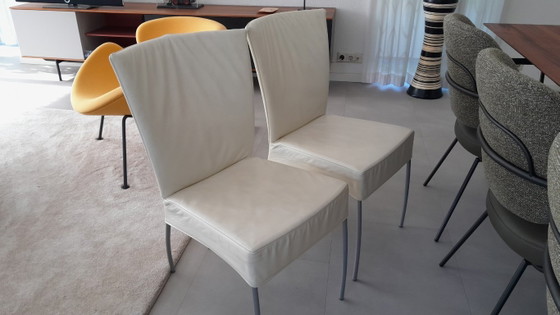 2x sedia Spika Montis. – Sedie da pranzo, Pelle, Metallo (photo 5 of 5)